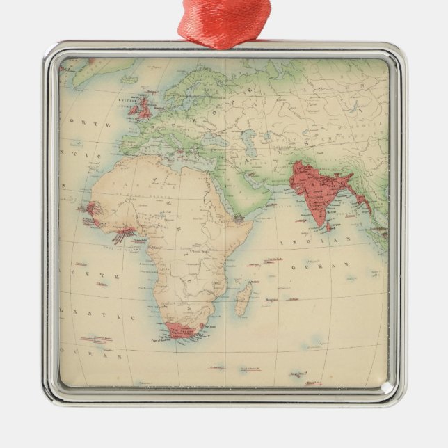 Britisches Imperium Silbernes Ornament (Vorne)