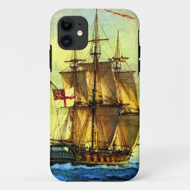 Britisches Kriegsschiff Case-Mate iPhone Hülle (Rückseite)