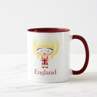 Britisches Mädchen Tasse