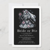 Britisches oder Die Gothic Floral Skelett Brautpar