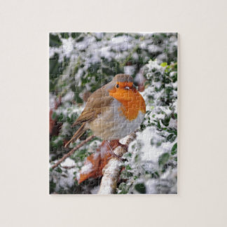 Britisches Rotkehlchen redbreast Puzzle