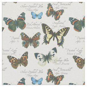 Britisches Schmetterlings-Gewebe Stoff