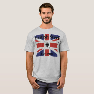 Britisches Stahlmotorrad-Shirt T-Shirt