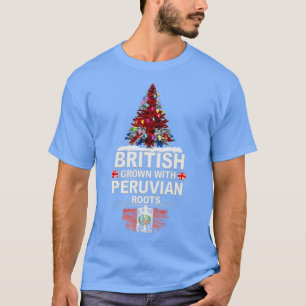Britisches Wachstum mit peruanischem Roots-Geschen T-Shirt