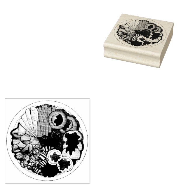 Britisches Weihnachtsfest Türkei Festliches Party Gummistempel (Stempel)