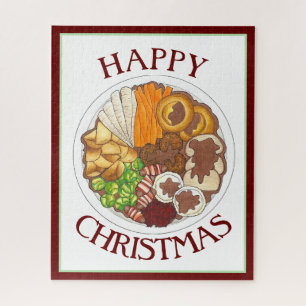 Britisches Weihnachtsfest Türkei Festliches Party Puzzle