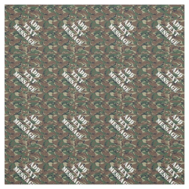 British 95 Green Military Camouflage Stoff (Muster)