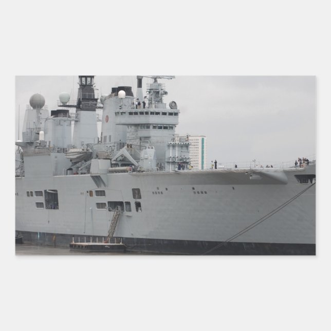 British Aircraft Carrier Rechteckiger Aufkleber (Vorderseite)