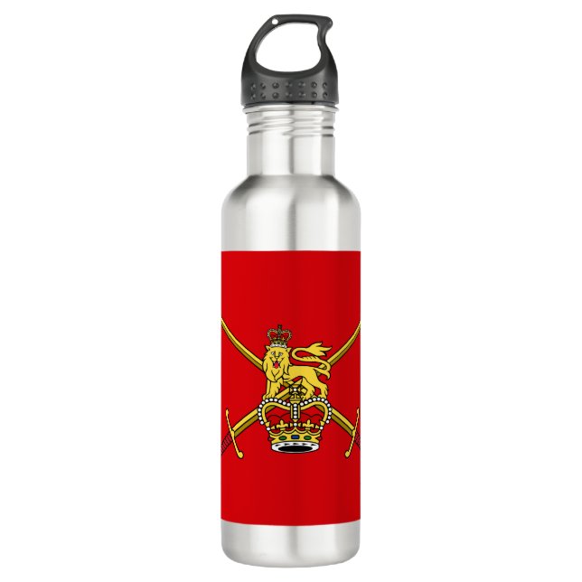 British Army (UK Military) Edelstahlflasche (Vorderseite)