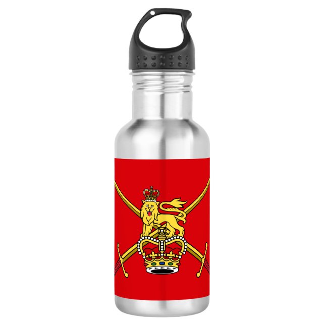 British Army (UK Military) Edelstahlflasche (Vorderseite)