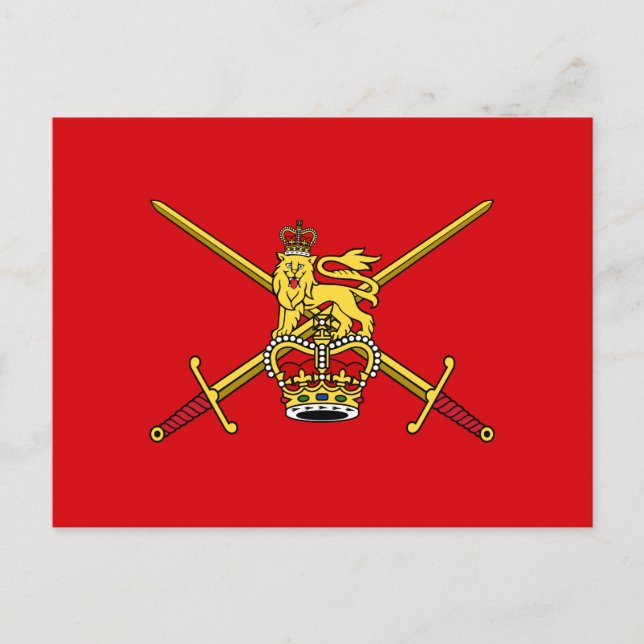 British Army (UK Military) Postkarte (Vorderseite)