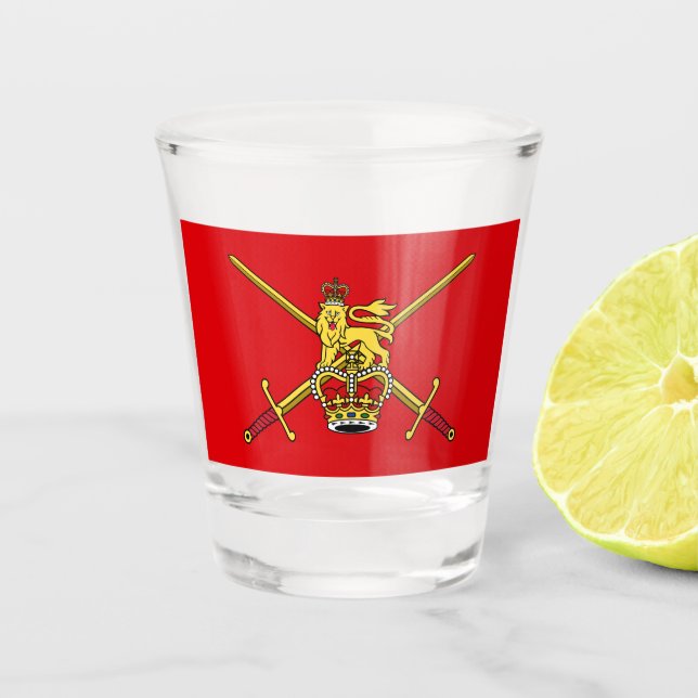 British Army (UK Military) Schnapsglas (Vorderseite)