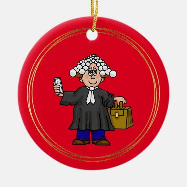 British Barrister Weihnachtsschmuck (Vorne)