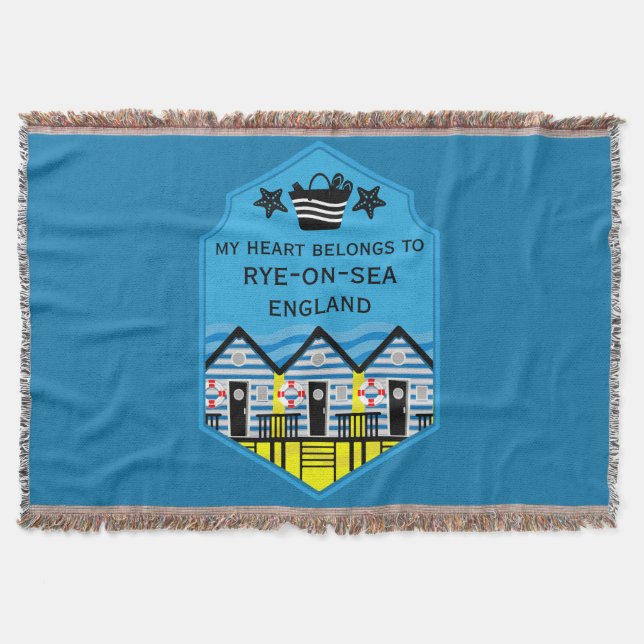 British Beach Hut Geschenke und Dekoration Decke (Vorderseite)