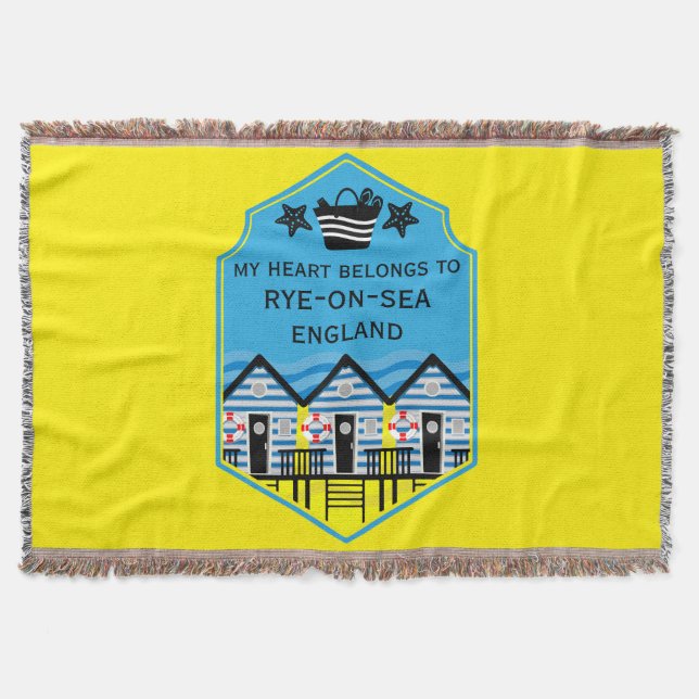 British Beach Hut Geschenke und Dekoration Decke (Vorderseite)