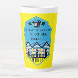 British Beach Hut Geschenke und Dekoration Milchtasse