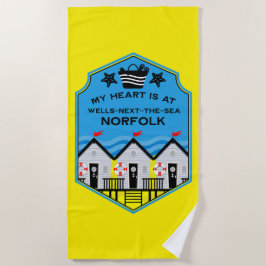 British Beach Hut Geschenke und Dekoration Strandtuch