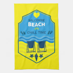 British Beach-Themed-Geschenk Geschirrtuch