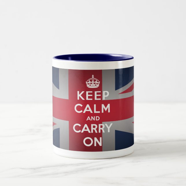 British Behalt Calm Carry British Coffee Tasse Cup (Mittel)