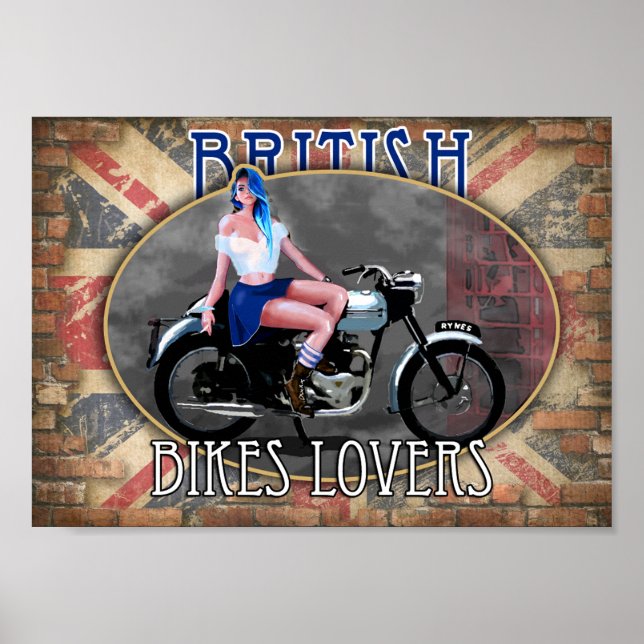 british bike lovers poster (Vorne)