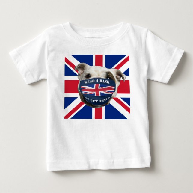 BRITISH BULLDOG BABY T-SHIRT (Vorderseite)
