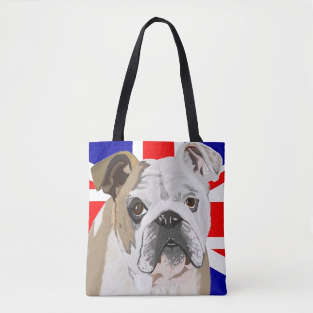British Bulldog mit Union Jack (Vorderseite)