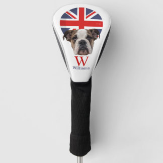 BRITISH BULLDOG Monogram Golf Head Cover Golf Headcover