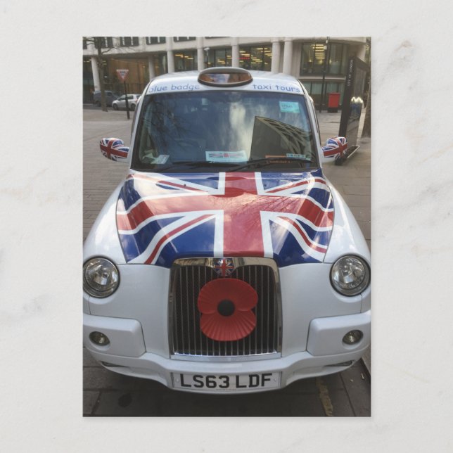 British Cab Postkarte (Vorderseite)