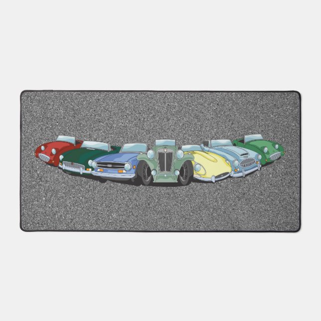 British Car Desk Pad Schreibtischunterlage (Vorderseite)