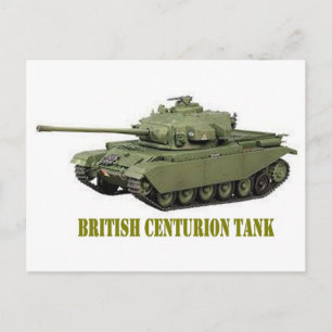 BRITISH CENTURION TANK POSTKARTE