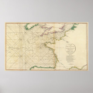 British Channel, Bay of Biscay Poster