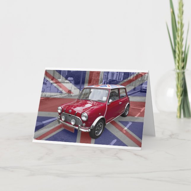 British Classic Mini-Auto Karte (Vorderseite)
