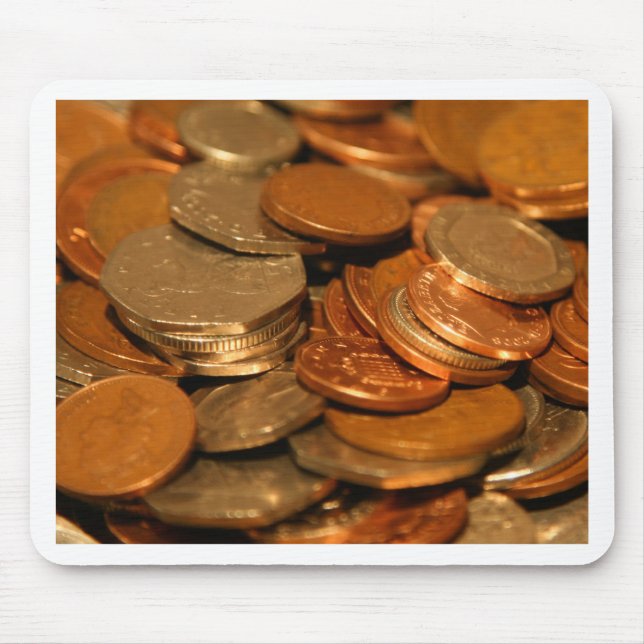 British Coin Money Mousepad (Vorne)