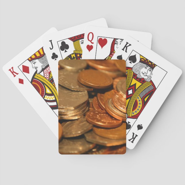 British Coin Money Spielkarten (Rückseite)