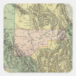 British Columbia 2 Quadratischer Aufkleber