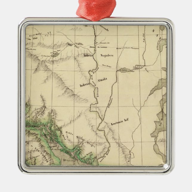 British Columbia, Alberta 31 Silbernes Ornament (Vorne)