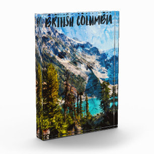 British Columbia Canada Mountain View Fotoblock