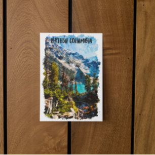 British Columbia Canada Mountain View Postkarte