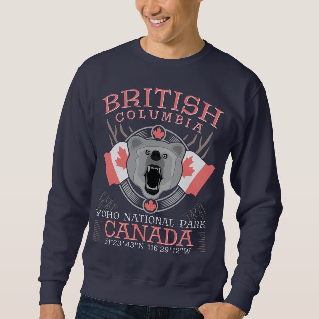 BRITISH COLUMBIA CANADA - YOHO NATIONAL PARK SWEATSHIRT (Vorderseite)