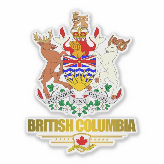 British Columbia COA Aufkleber (Vorderseite)