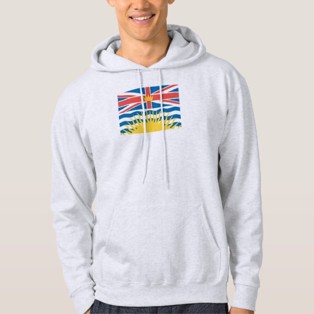 BRITISH COLUMBIA-Flagge Hoodie (Vorderseite)