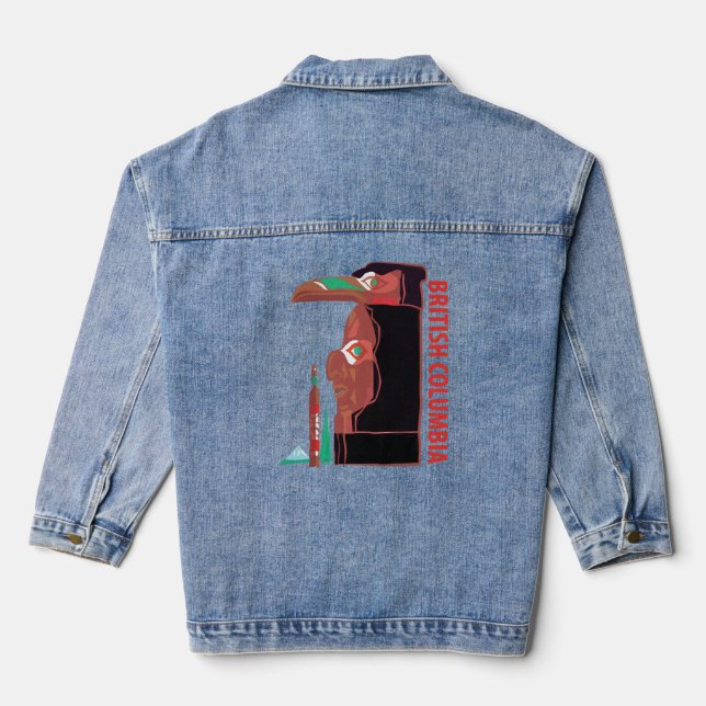 British Columbia Jeansjacke (Rückseite)