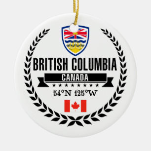 British Columbia Keramikornament