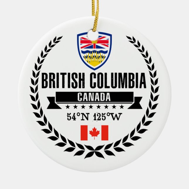 British Columbia Keramikornament (Vorne)