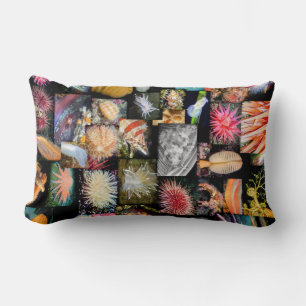 British Columbia Marine Species Collage Pillow Lendenkissen