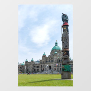 British Columbia Parliament - Victoria, Kanada Fensteraufkleber