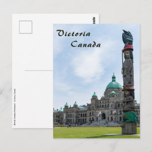 British Columbia Parliament - Victoria, Kanada Postkarte