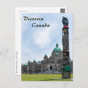 British Columbia Parliament - Victoria, Kanada Postkarte