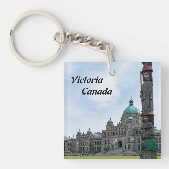 British Columbia Parliament - Victoria, Kanada Schlüsselanhänger (Vorderseite)