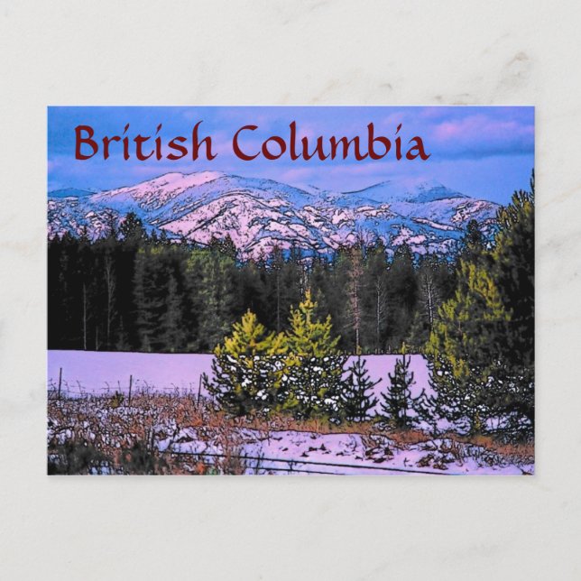 British Columbia Postcard Postkarte (Vorderseite)